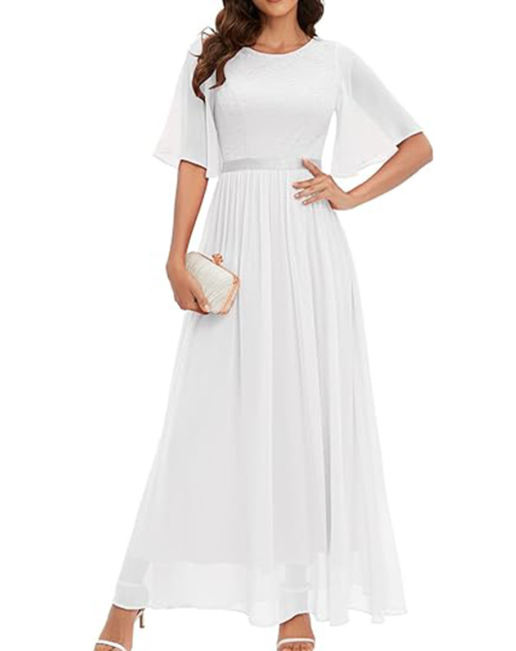 Abendkleid Isabella mit Spitze von Elarova