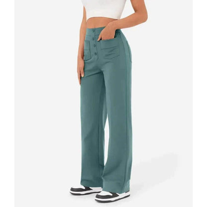 Norvielle Damen Hochtaillenhose Elastisch - Norvielle