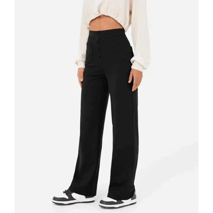 Norvielle Damen Hochtaillenhose Elastisch