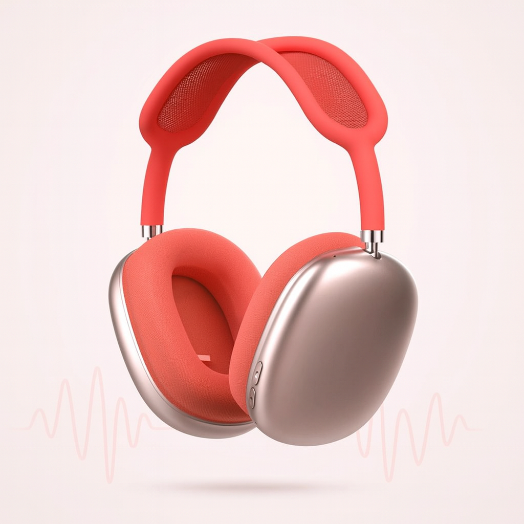 Kabellose Bluetooth Over-Ear-Kopfhörer mit Geräuschunterdrückung