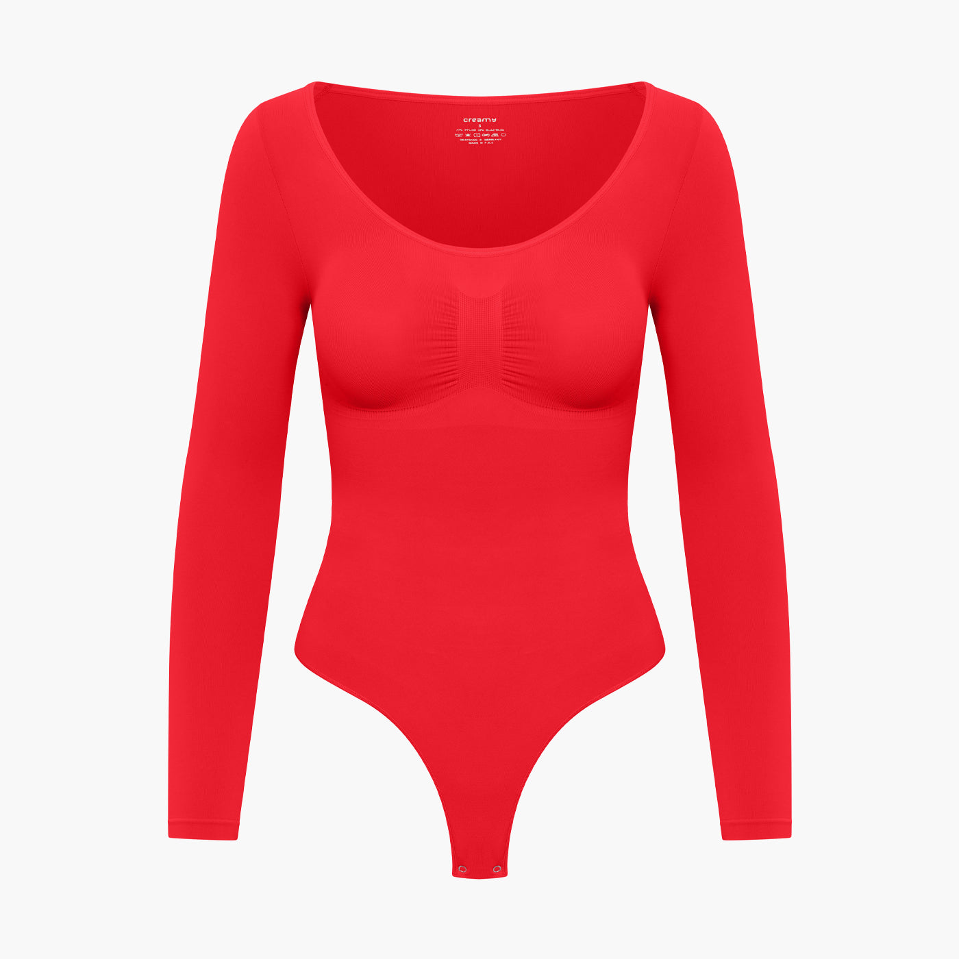 Damen Body Langärmelig Rückenöffnung