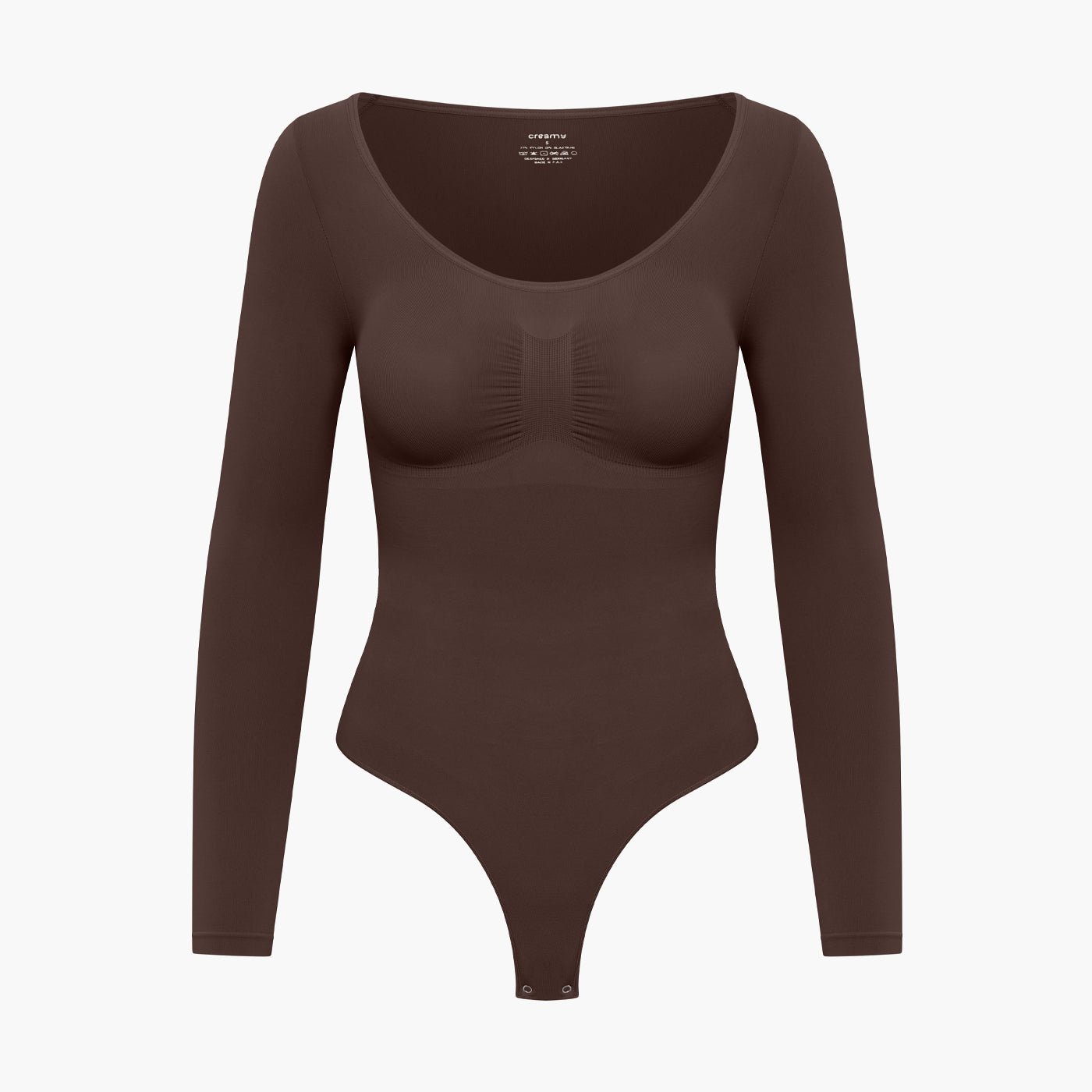 Damen Body Langärmelig Rückenöffnung