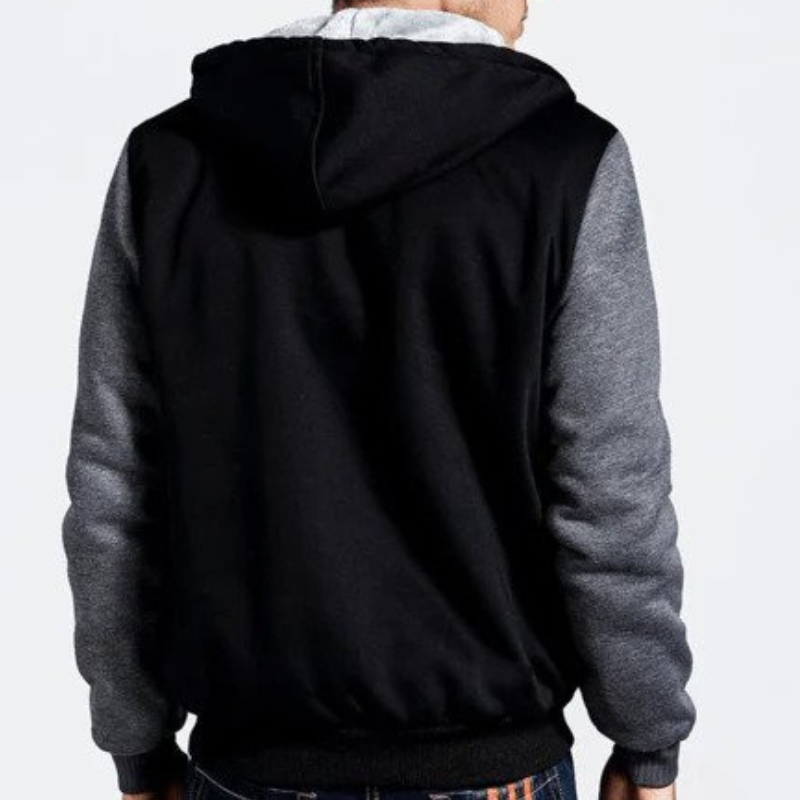 Herren Trainingsanzug Fleece Gefüttert Kapuze
