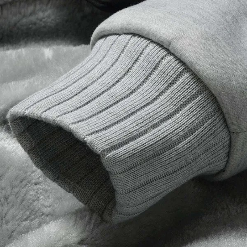 Herren Trainingsanzug Fleece Gefüttert Kapuze