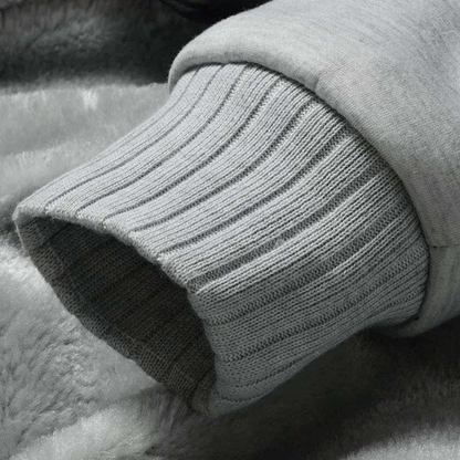 Herren Trainingsanzug Fleece Gefüttert Kapuze