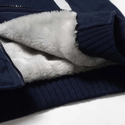 Herren Trainingsanzug Fleece Gefüttert Kapuze