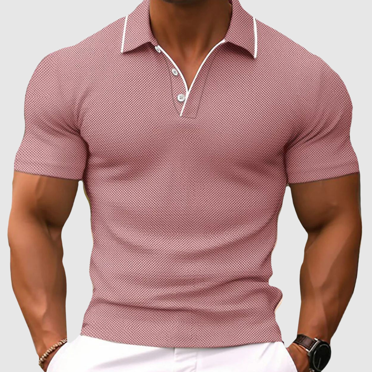 Herren Golf Polo Kurzarm-Shirt