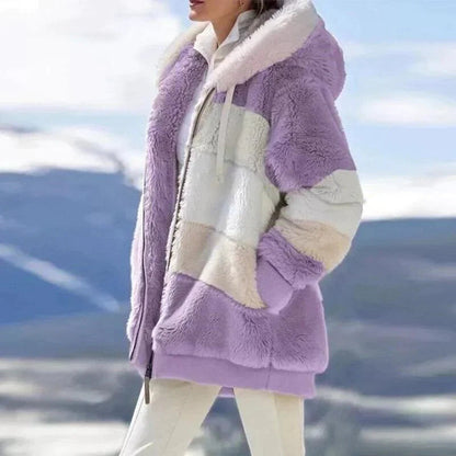 Harper Damen Fleecejacke Mit Kapuze