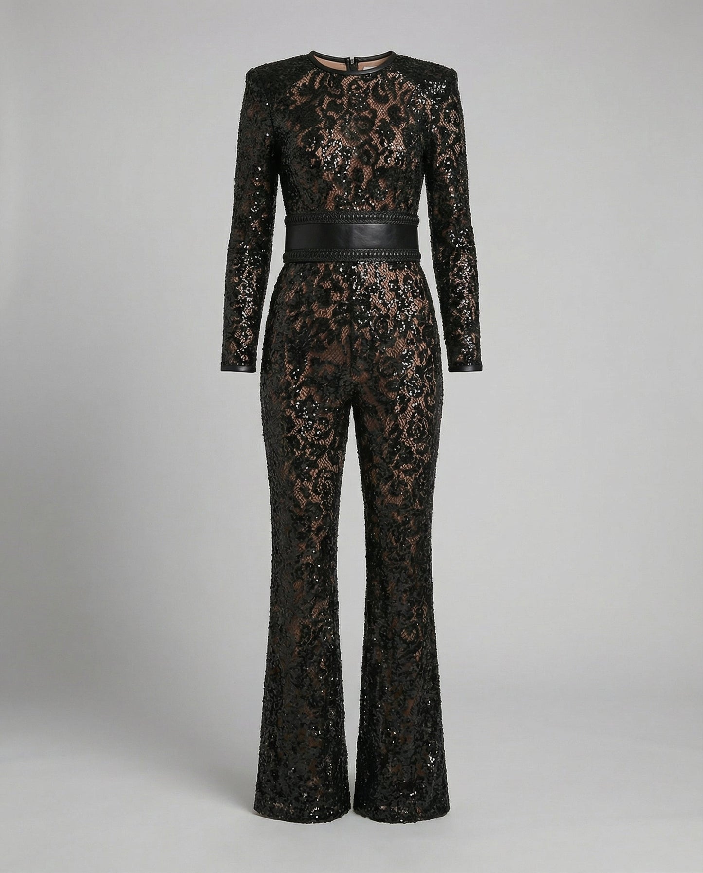 Damen Spitzen-Overall Elegantes Design