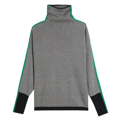 Damen Kaschmir Rollkragenpullover Weich Warm