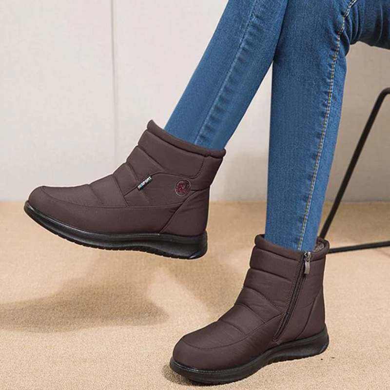 Damen Stiefeletten Gestepptes Design