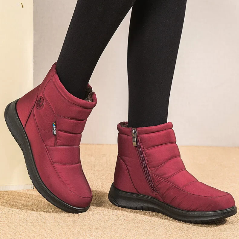 Damen Stiefeletten Gestepptes Design