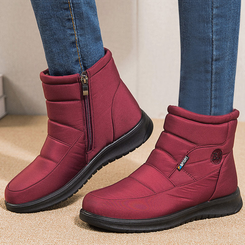 Damen Stiefeletten Gestepptes Design
