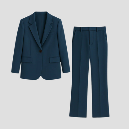 Damen Anzugset 2-teilig Blazer Hosen