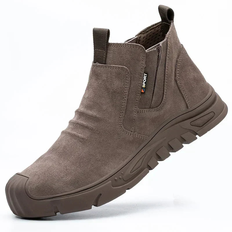 Herren Arbeitsstiefel Rutschfest Schwarz - Norvielle