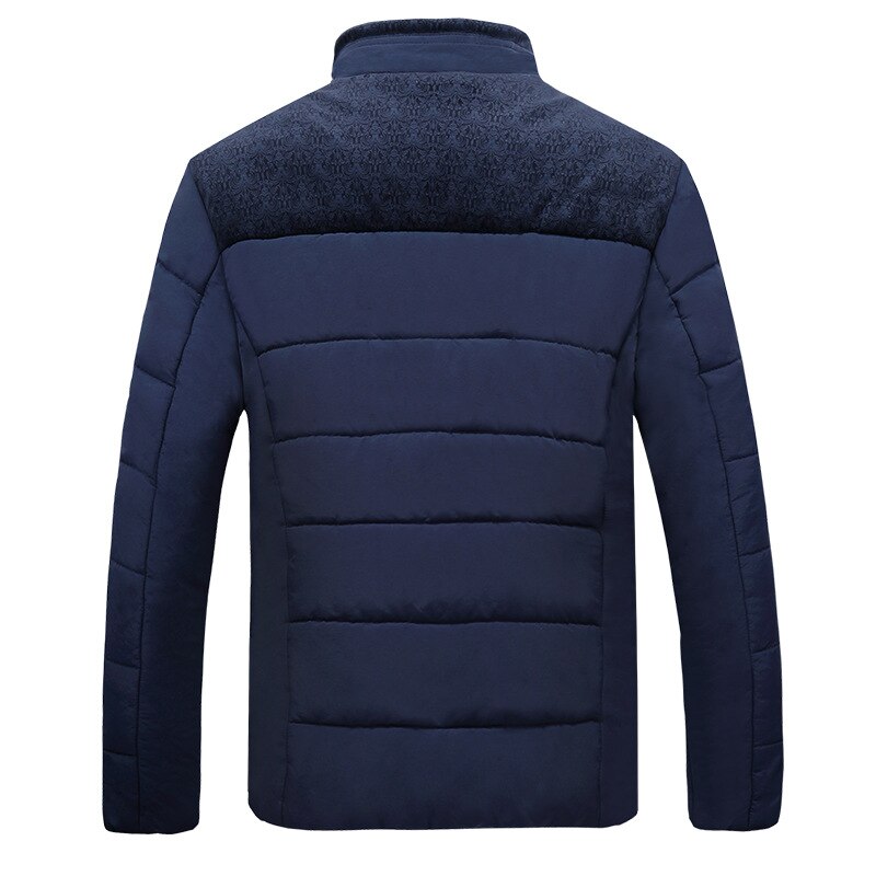 Damen Steppjacke Plüschgefüttert Stehkragen Strukturiert
