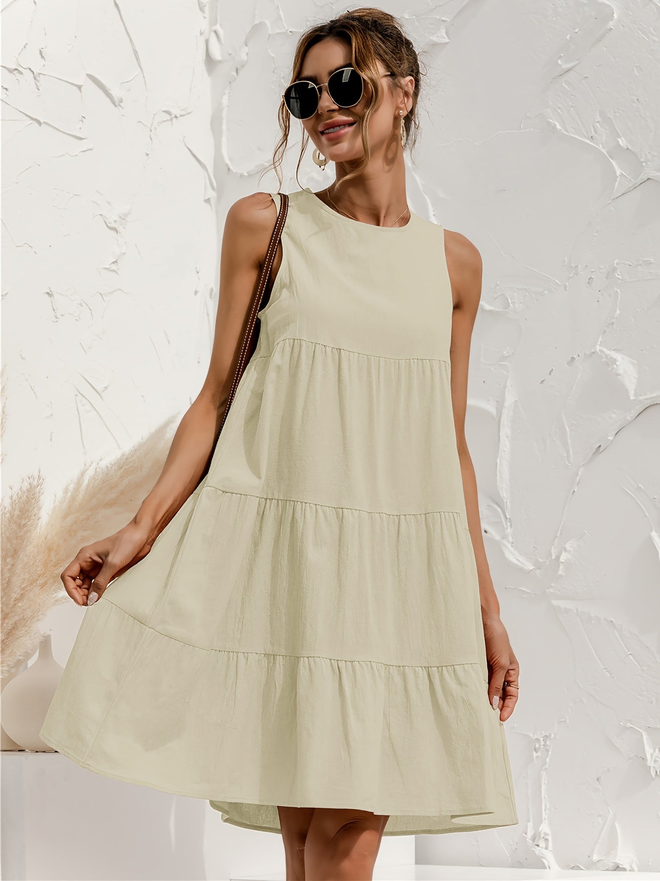 Damen Stufenkleid Ärmellos Nora von Norvielle - Norvielle