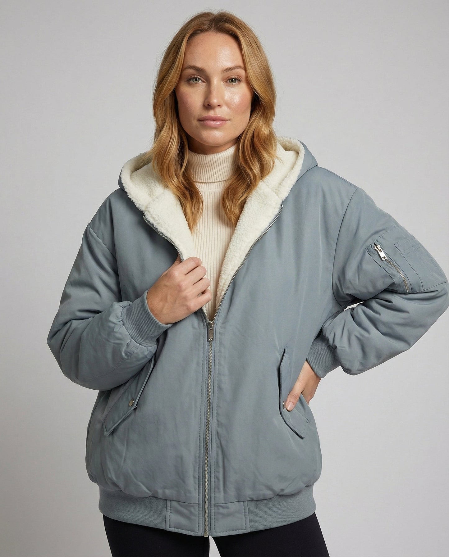Wendbare Damen Oversize Winterjacke - Norvielle