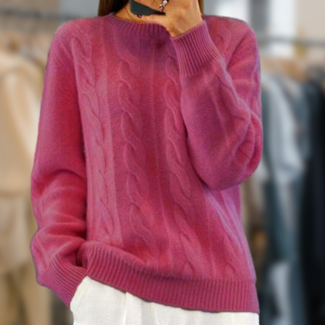 Norvielle Damen Strickpullover Weich