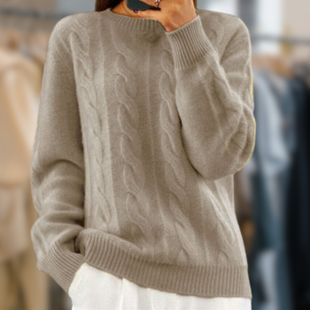 Norvielle Damen Strickpullover Weich