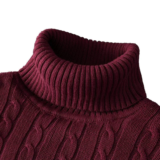 Herren Pullover Rollkragen Kuschelig Norvielle