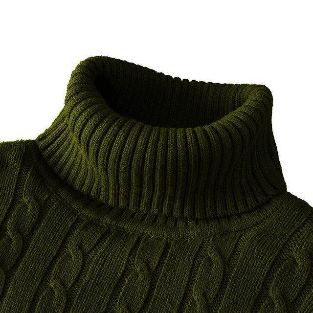 Herren Pullover Rollkragen Kuschelig Norvielle