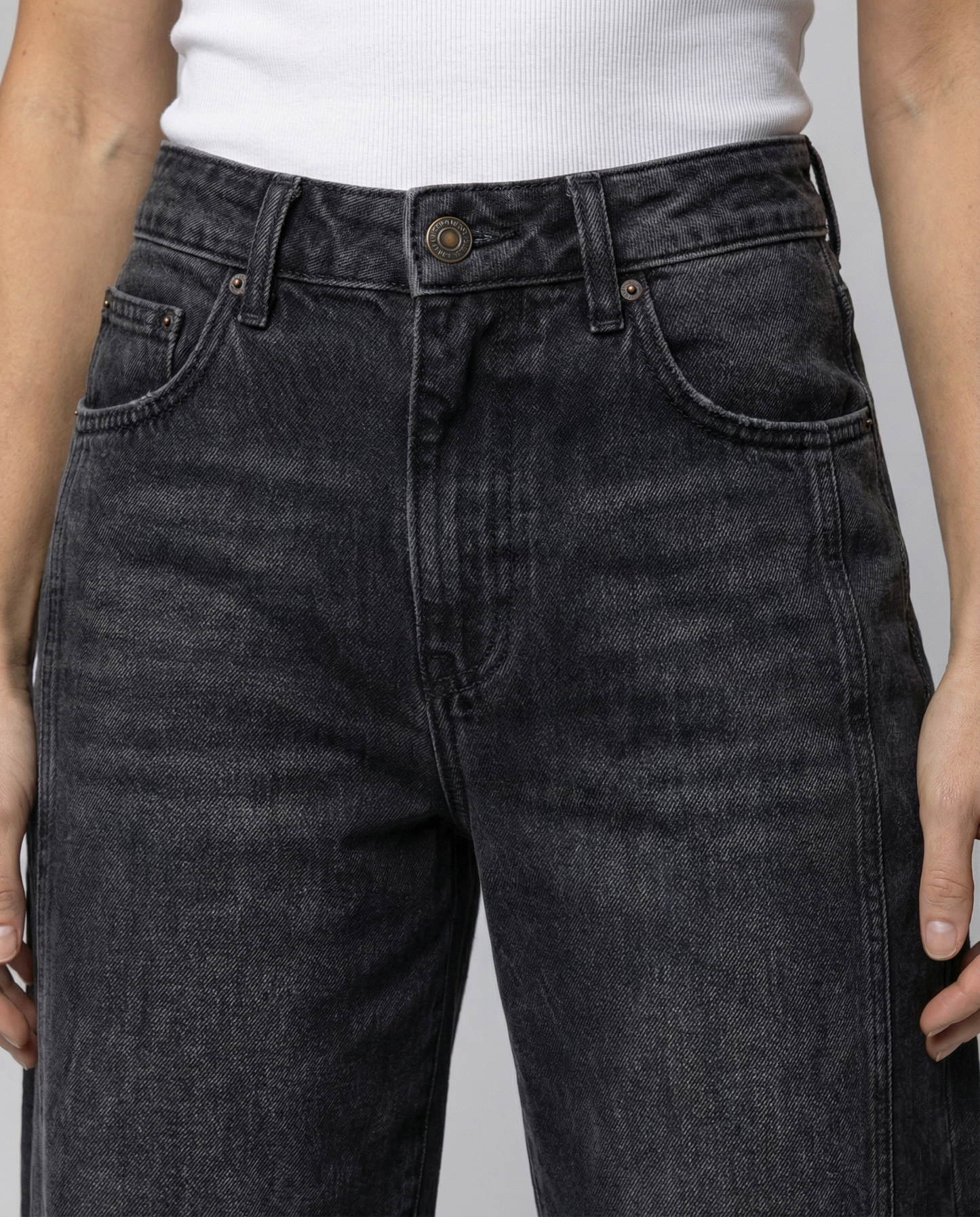 Damen Barrel Jeans Trendstil