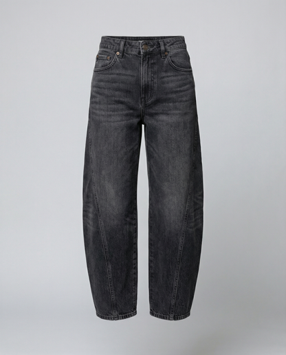 Damen Barrel Jeans Trendstil