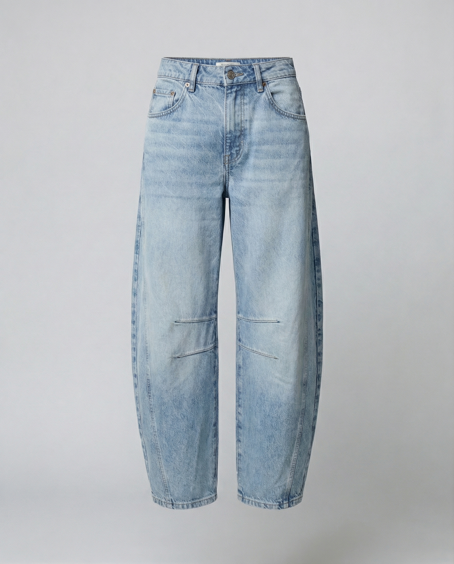Damen Barrel Jeans Trendstil