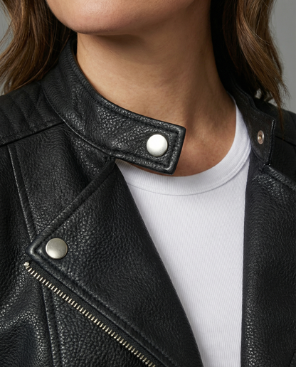 Damen Lederjacke Taillierte es Leder