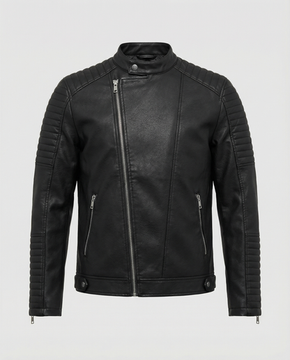 Damen Lederjacke Taillierte es Leder