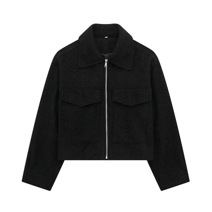 Herrenjacke Mit Reißverschluss Und Taschen