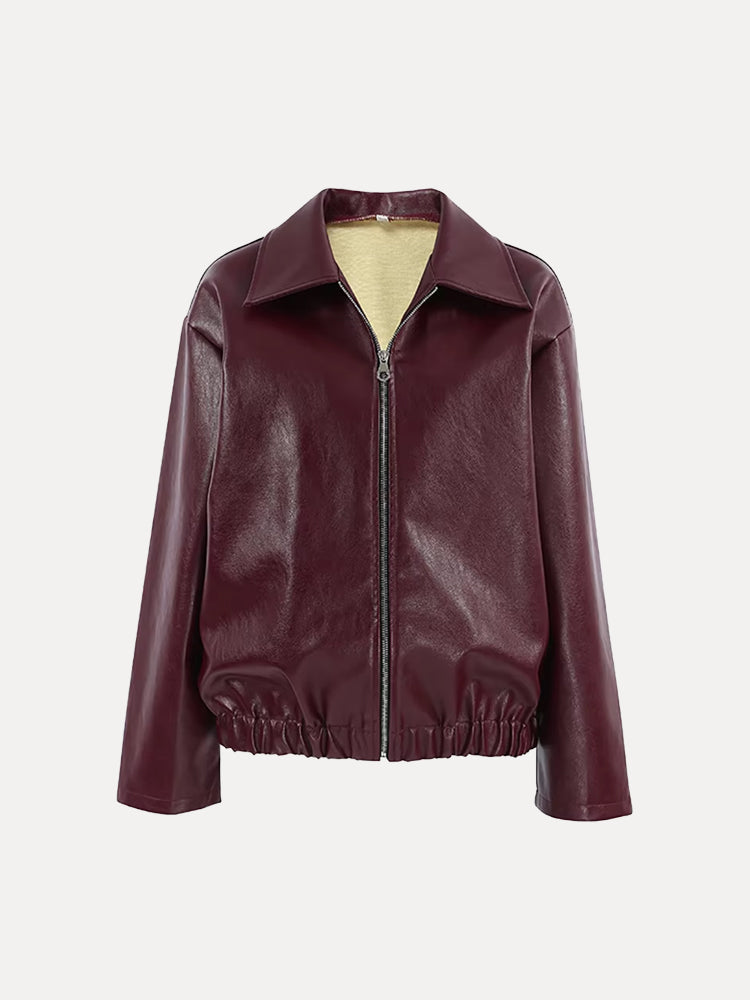 Milana Damen Kunstlederjacke