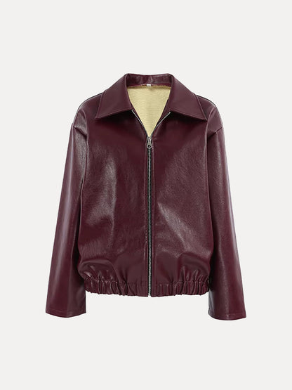 Milana Damen Kunstlederjacke