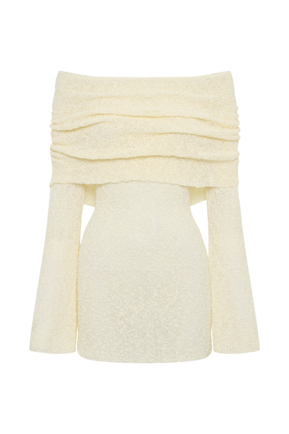 Damen Kleid Off-Shoulder Kurz