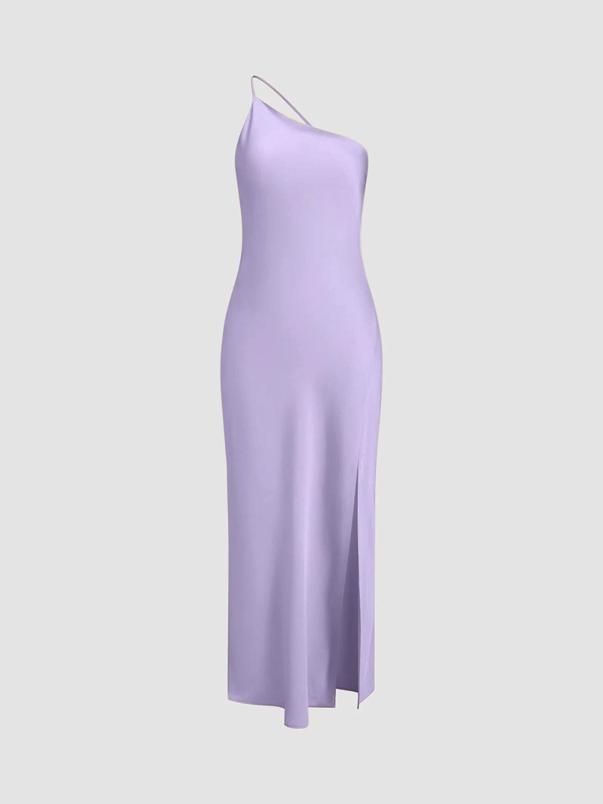 Damen Maxikleid Rückenfrei Satin