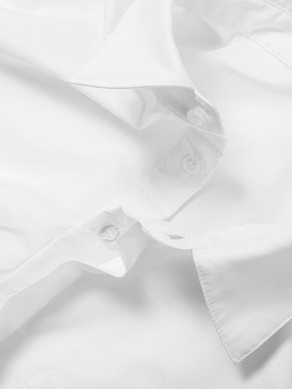 Damenbluse Cropped Raw Cut