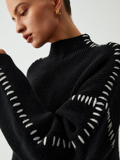 Norvielle Damen Strickpullover Stilvoll