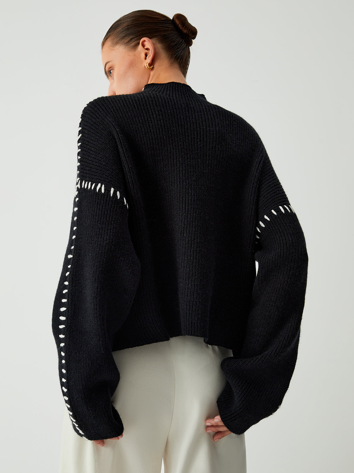 Norvielle Damen Strickpullover Stilvoll