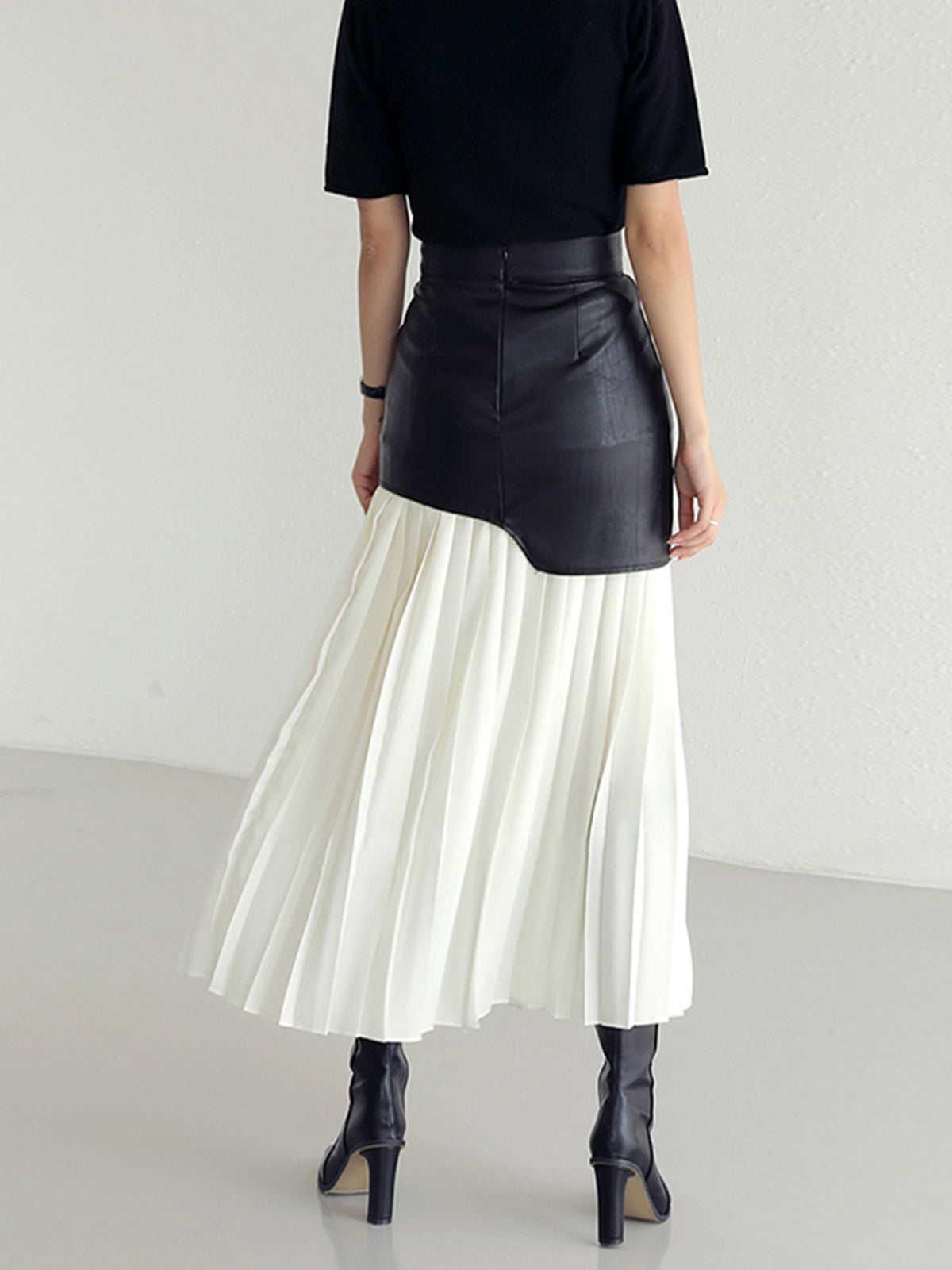 Damen Asymmetrischer Midi Rock Sommer Kleid