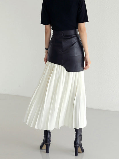 Damen Asymmetrischer Midi Rock Sommer Kleid