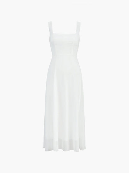 Elegantes Damen A-Linie Midikleid Zeitlos