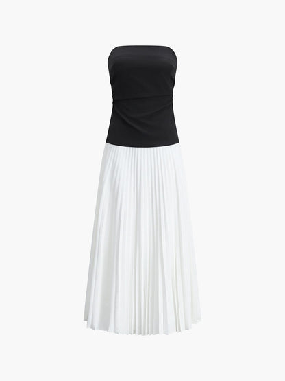 Damen Bustier- und Maxi-Rock Elegantes Set
