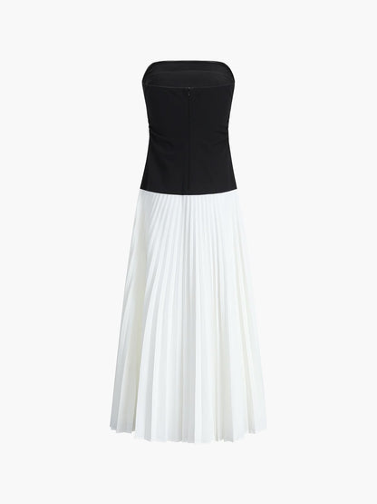 Damen Bustier- und Maxi-Rock Elegantes Set