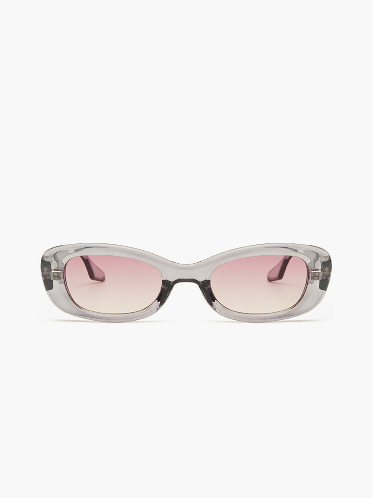 Damen Kristall Sonnenbrille Transparent