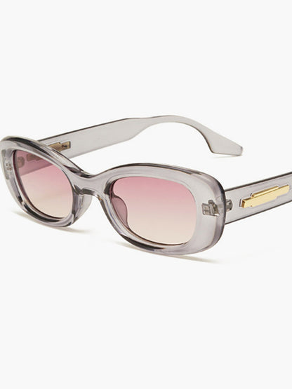 Damen Kristall Sonnenbrille Transparent