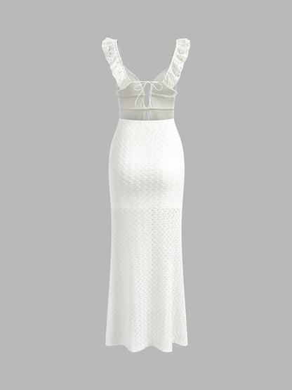 Viktoria Damen Abendkleid Meerjungfrau Stil Cut-Outs