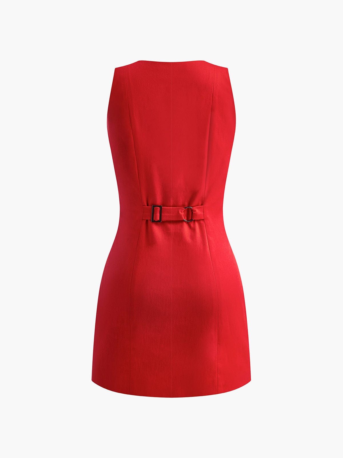 Elegantes Damen Ärmelloses Baumwollkleid