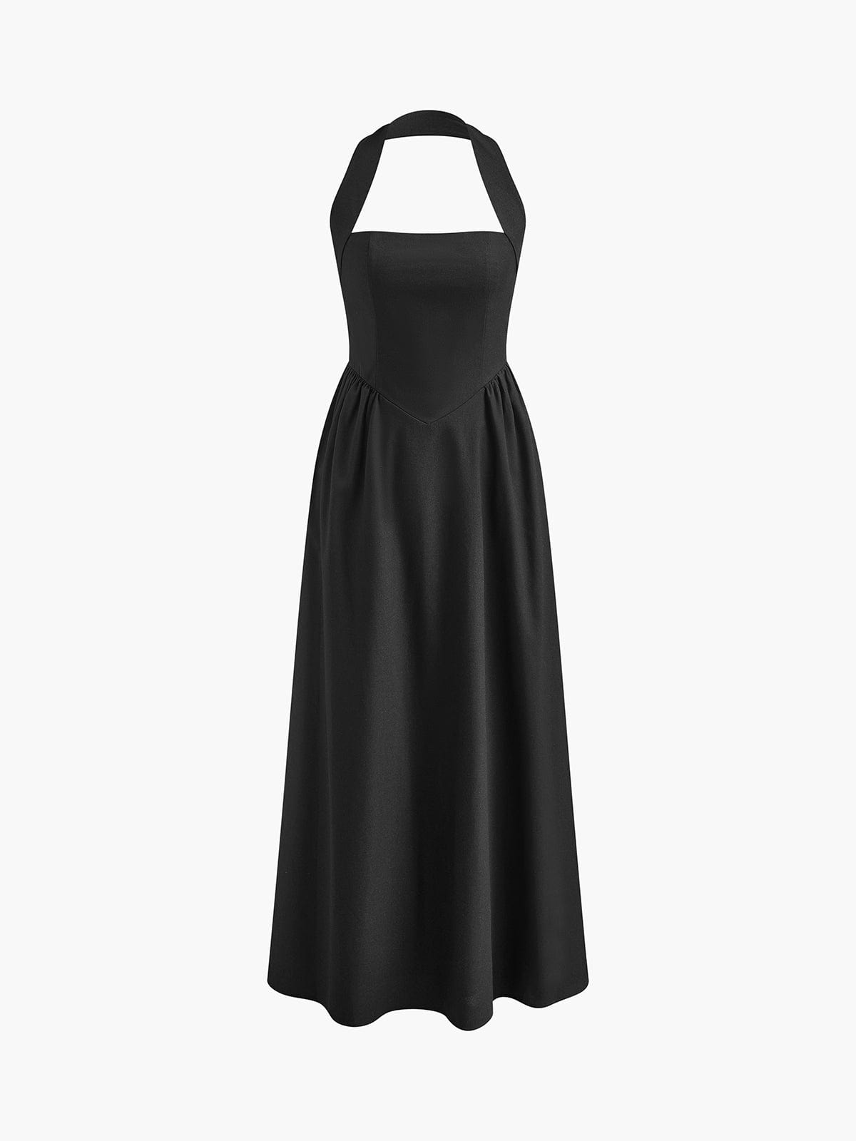 Damen A-Linien Maxikleid Sommerlich Raffiniert