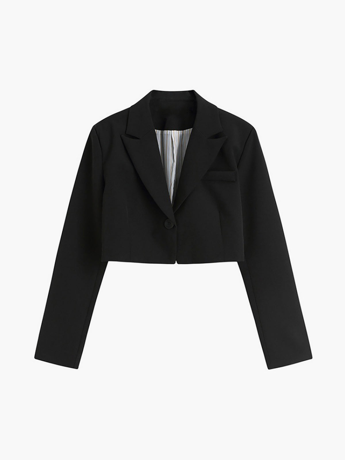 Norvielle Damen Crop Blazer Elegant - Norvielle